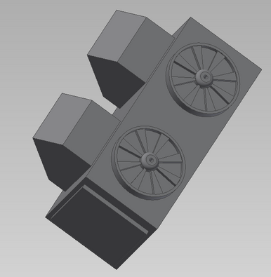 Rooftop AC Unit - Digital Asset - STL FIle for 3D Printing