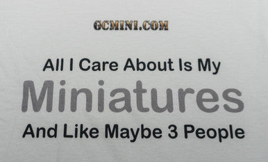 All I Care About T-Shirt - White