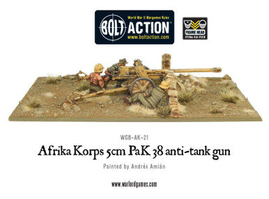 Bolt Action: Africa Korps 5cm Pak 38 AT Gun