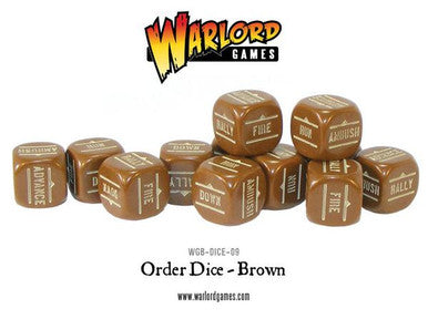 Bolt Action: Orders Dice Packs - Brown