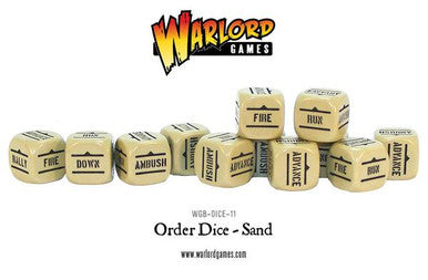 Bolt Action: Orders Dice Packs - Sand