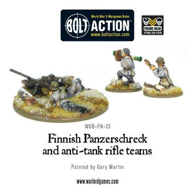 Bolt Action: Finnish Panzerschreck and anti-tank rifle teams