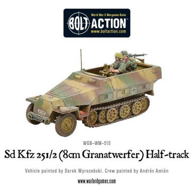 Bolt Action: SdKfz 25 1/2 Ausf D (8cm Granatwerfer) Half Track