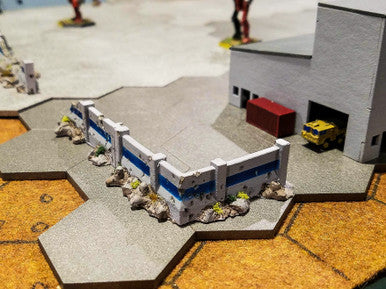 6mm (Epic) Fortress Wall Set (Resin) - 285MEV148