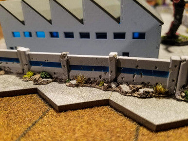 6mm (Epic) Fortress Wall Set (Resin) - 285MEV148