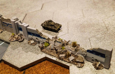 6mm (Epic) Fortress Wall Set (Resin) - 285MEV148