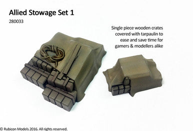 Rubicon Models Allied Stowage Set 1