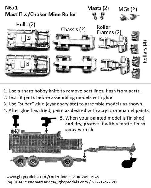 Mastiff w/Choker Mine Roller - N671