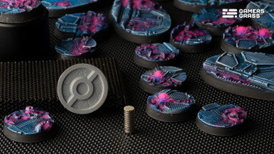 Battle Ready Bases: Alien Infestation Bases, Round 25mm (x10)