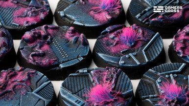 Battle Ready Bases: Alien Infestation Bases, Round 25mm (x10)