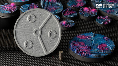 Battle Ready Bases: Alien Infestation Bases, Round 60mm (x2)