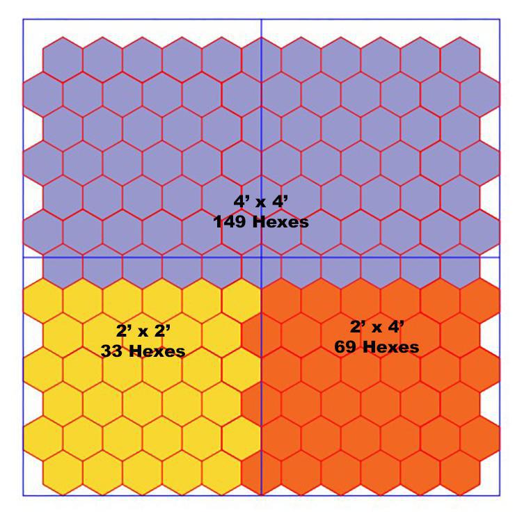 Plain Terrain Hex - 4"