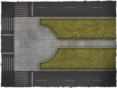 Game mat - Cityscape #1 - Cloth, 4x6