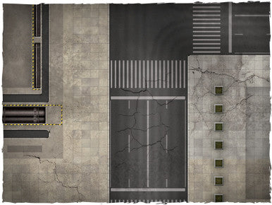 Game mat - Cityscape #2 - Cloth, 4x6