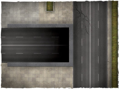 Game mat - Cityscape #2 - Cloth, 4x6