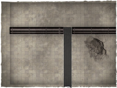 Game mat - Cityscape #2 - Cloth, 4x6