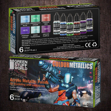 Metallic Paints Set - Colours