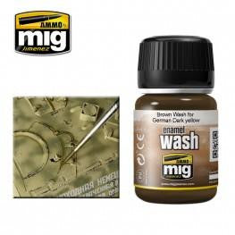 AMMO: Enamel Washes - Brown for German Dark Yellow (35ml)