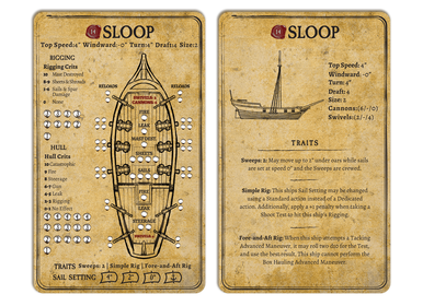Blood and Plunder: Sloop Ship