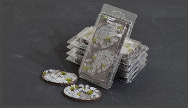 Battle Ready Bases: Temple Bases Oval 90mm (x2)