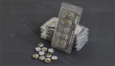 Battle Ready Bases: Temple Bases Round 25mm (x10)