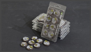 Battle Ready Bases: Temple Bases Round 32mm (x8)