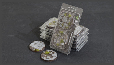 Battle Ready Bases: Temple Bases Round 60mm (x2)