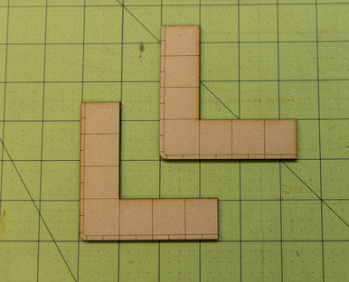 Just Sidewalks - Corner "L" Pieces - 28MROAD016