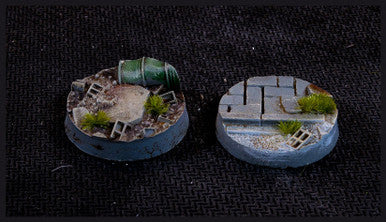 Battle Ready Bases: Urban Warfare Bases Round 25mm (x10)