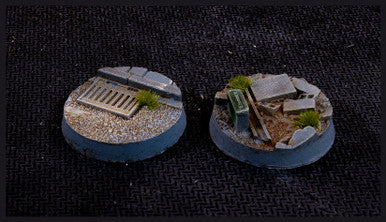 Battle Ready Bases: Urban Warfare Bases Round 25mm (x10)