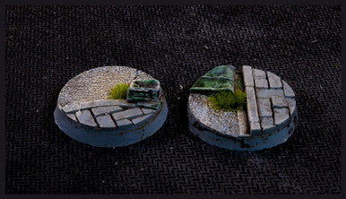 Battle Ready Bases: Urban Warfare Bases Round 25mm (x10)