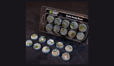Battle Ready Bases: Urban Warfare Bases Round 25mm (x10)