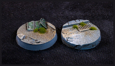 Battle Ready Bases: Urban Warfare Bases Round 32mm (x8)