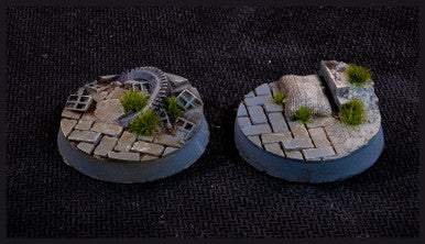 Battle Ready Bases: Urban Warfare Bases Round 32mm (x8)
