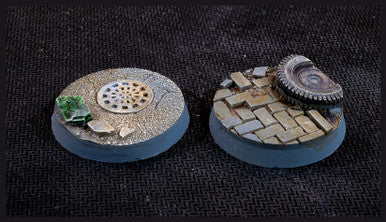 Battle Ready Bases: Urban Warfare Bases Round 32mm (x8)