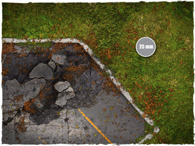 Game mat - Walking Dead Town (PVC)