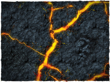Game mat - Inferno - Cloth, 4x6