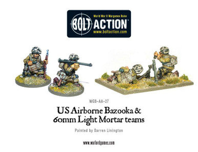 Bolt Action: US Airborne Bazooka and 60mm Light Mortar Teams