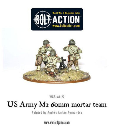Bolt Action: US Army 60mm mortar team