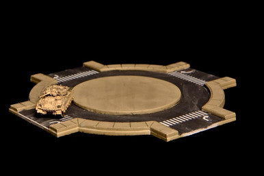 Traffic Circle (Roundabout), 2 Lane Road - 285ROAD006