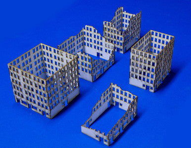 Ruined and Non Ruined City Buildings #3 (Matboard) - 285CSS003