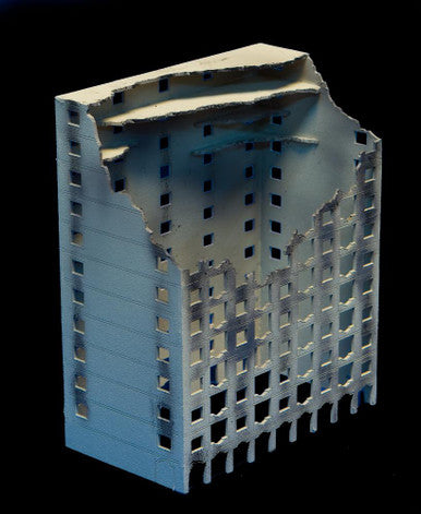 The Mega Hotel, Bombed (Matboard) - 285CSS008