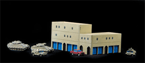 Large Corner Building - 285MEV021 (Resin)