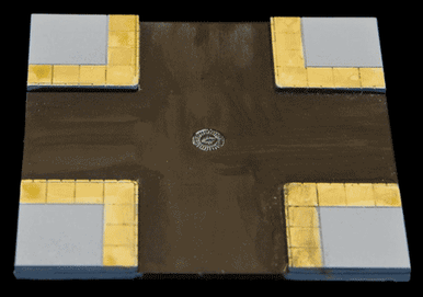 4 Way Crossing Intersection Tile - EPICTILE004