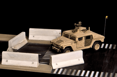 15mm Concrete Barriers, K-Rails (6 Per Kit) - 15MMEV006-6