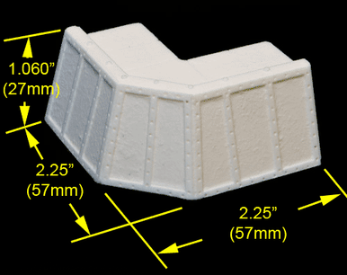Fortress Wall, 90 Degree Corner - EPICFORT002