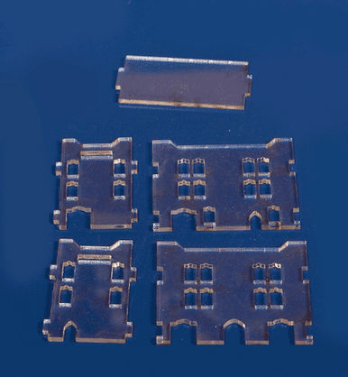 Middle Eastern / African Style Building (Acrylic) - 285ACR018