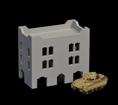 Middle Eastern / African Style Building (Acrylic) - 285ACR018