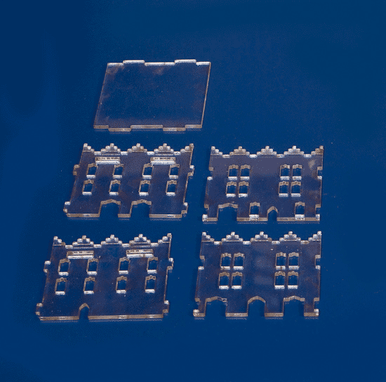 Middle Eastern / African Style Building (Acrylic) - 285ACR019