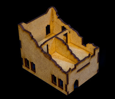 Damaged Building (MDF) - 15MMDF043